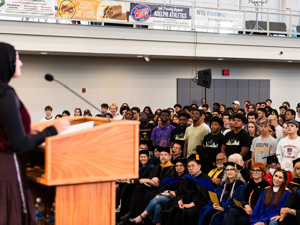 Matriculation crowd at Adelphi 2023