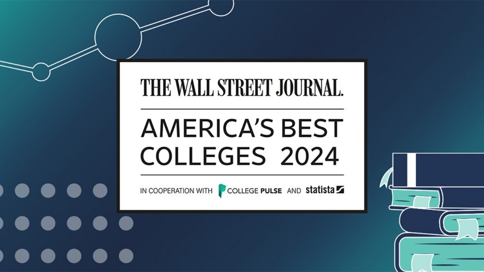 Wall Street Journal 2024 Best Colleges in the U.S. - in cooperation with College Pulse and Statisa