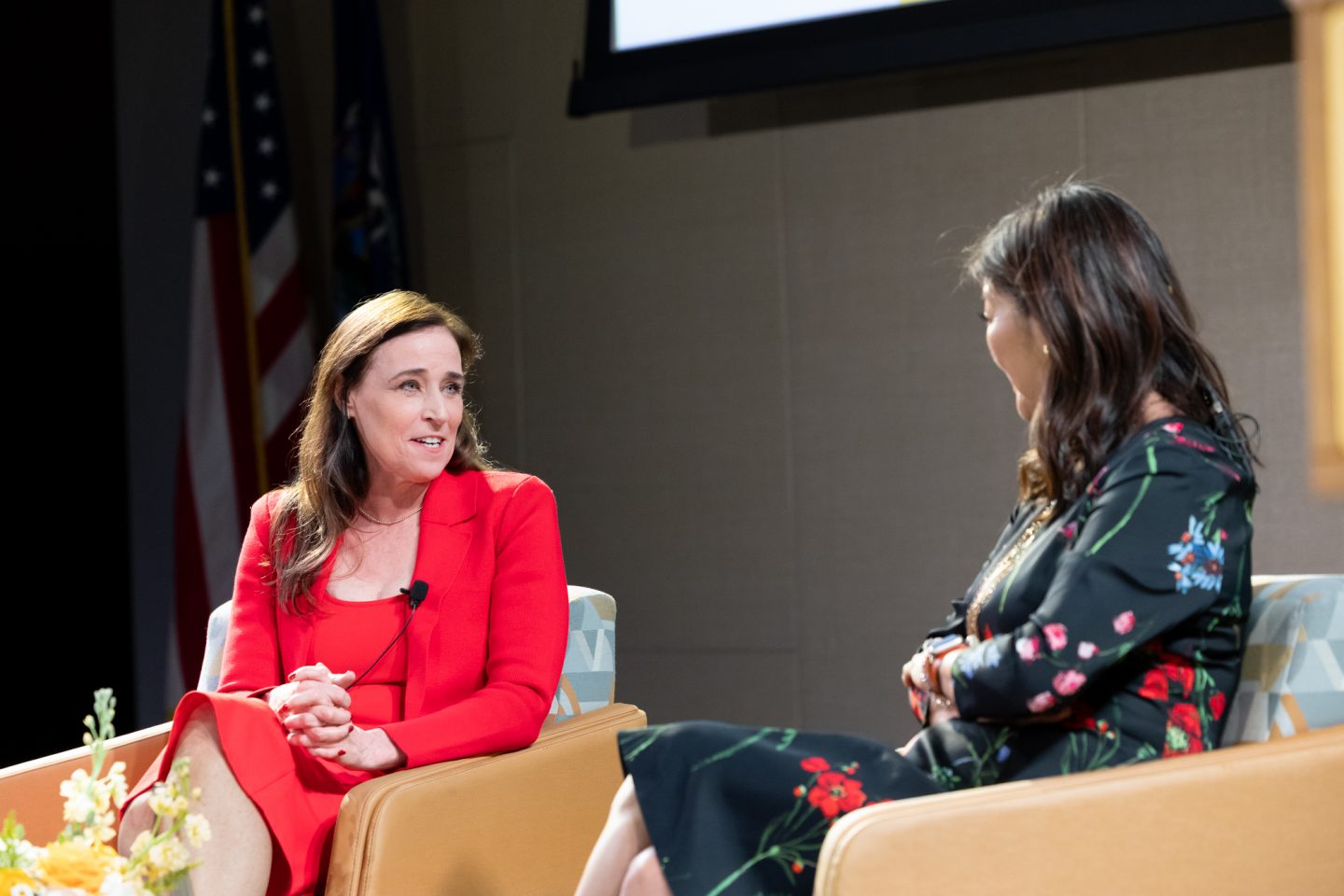 resident Christine Riordan speaks with Nightline co-anchor JuJu Chang.