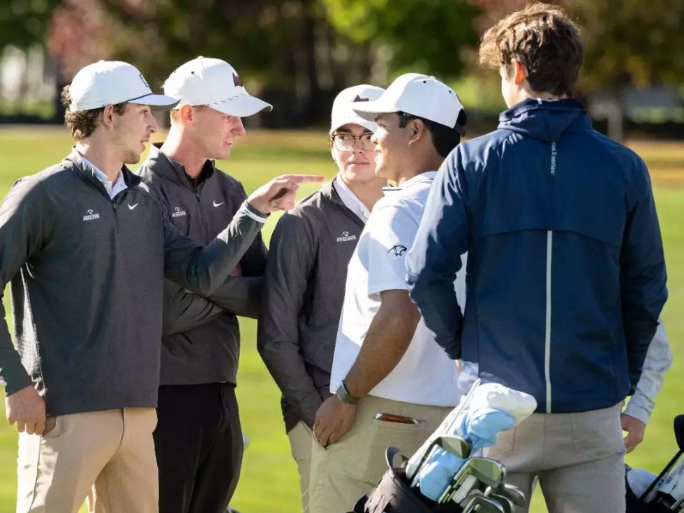 Men&#039;s gold players on the golf course