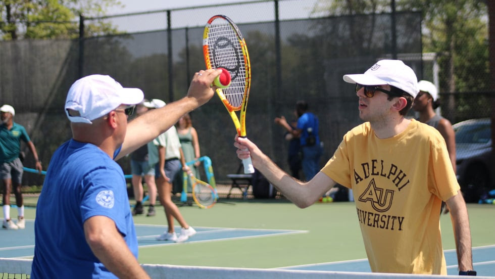 Love Serving Autism teamed up with USTA Eastern to hold a special event on the campus of Adelphi University in Garden City, empowering coaches and instructors with approaches, skills and techniques to teach tennis to neurodivergent students.