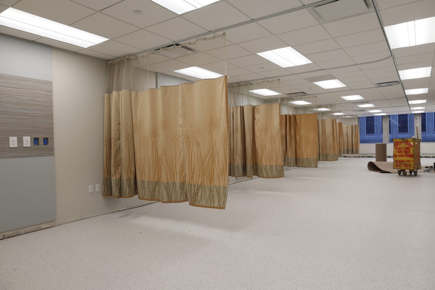 Adelphi Manhattan Center 2025 renovation progress: clinical training spaces