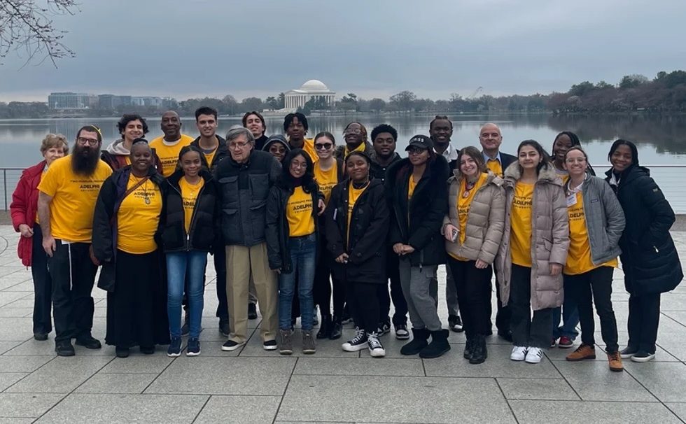 Participants in the International March of the Living "Two Museums Program: United We Stand." (Ana Lyz Rodriguez)