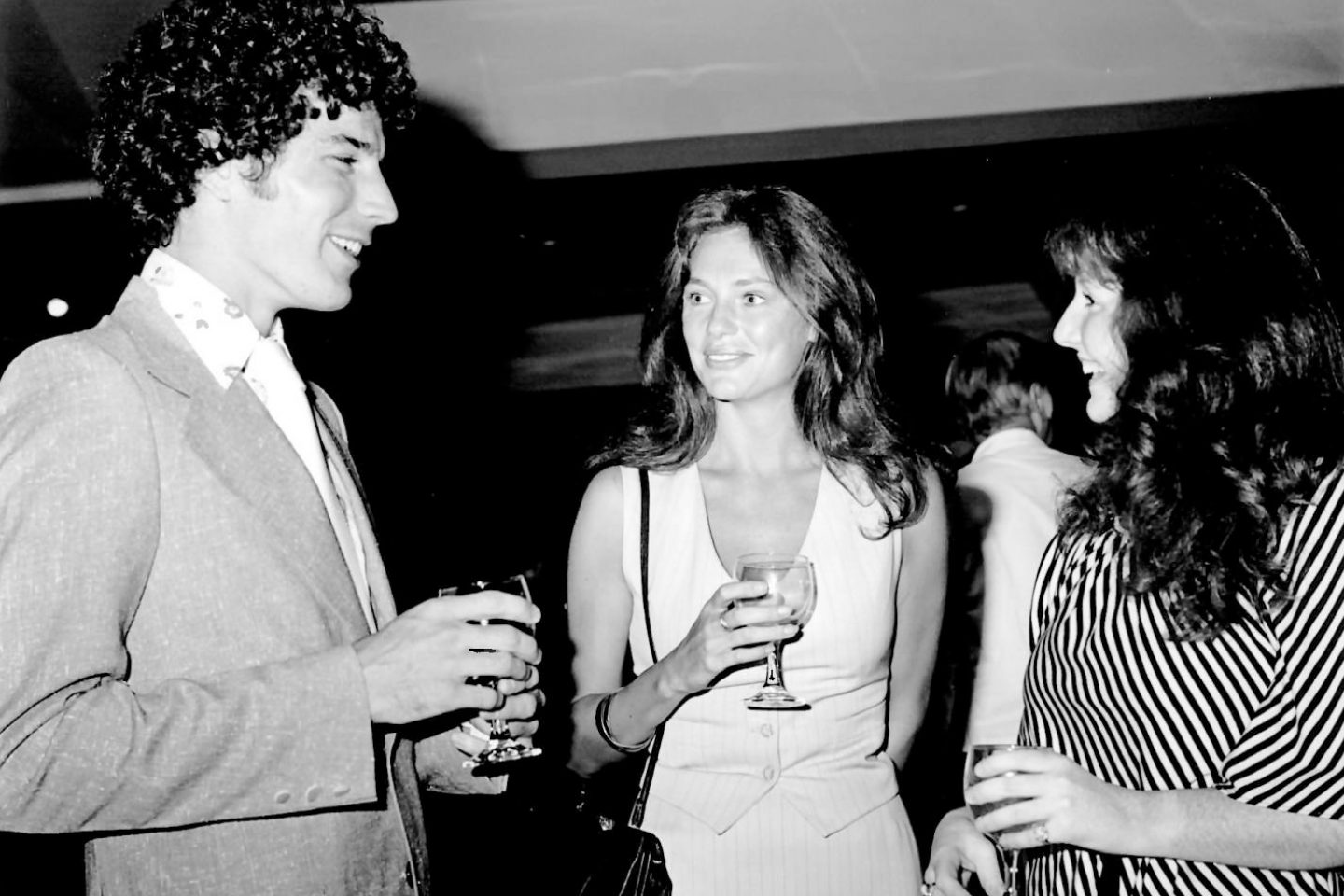 Actress Jacqueine Bisset with Rich O'Neill and Karen Grossman