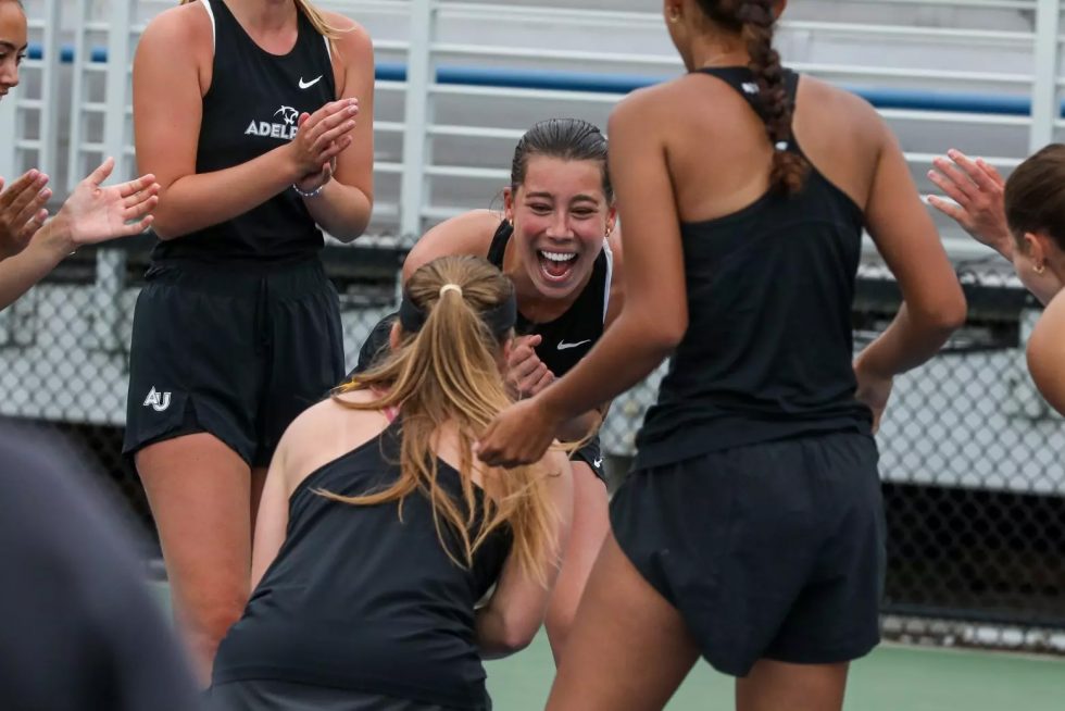 2026 Women's Tennis Takes Down Assumption in NE10 Final