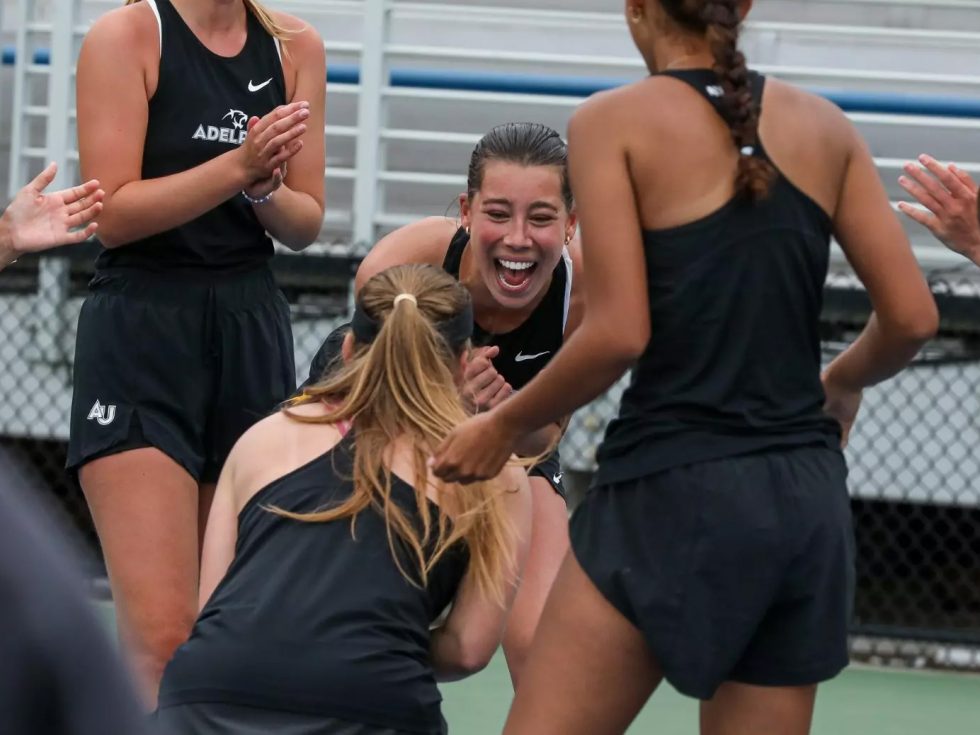 2026 Women's Tennis Takes Down Assumption in NE10 Final