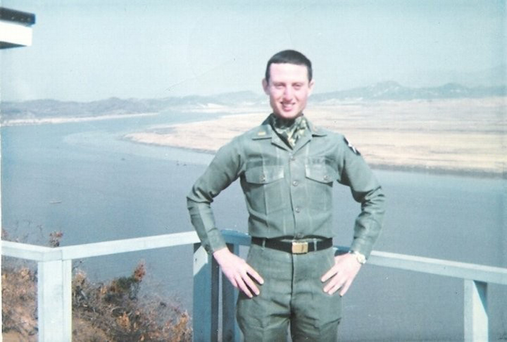 William Greenhut ’66 during his active duty in the Korean Demilitarized Zone.