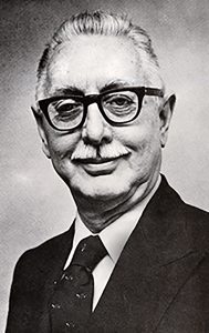 A headshot of Dr. Derner from the 1970s.